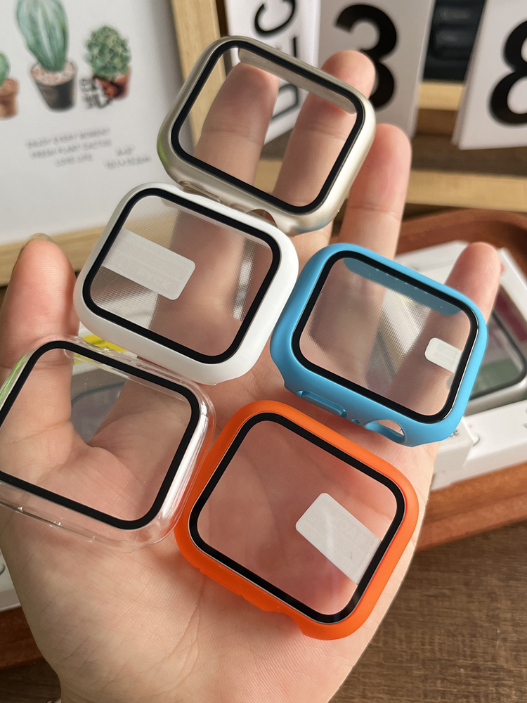 Smartwatch New Watches 2025 - กระจกนิรภัย + ฝาครอบสำหรับแอปเปิ้ลวอทช์ซีรีส์ 11 10 42