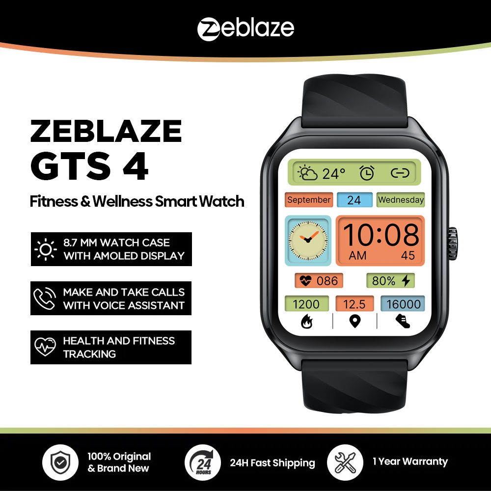 Smartwatch New Watches 2025 - นาฬิกาอัจฉริยะ New Zeblaze GTS 4 รองรับการโทรด้วยเสียง
