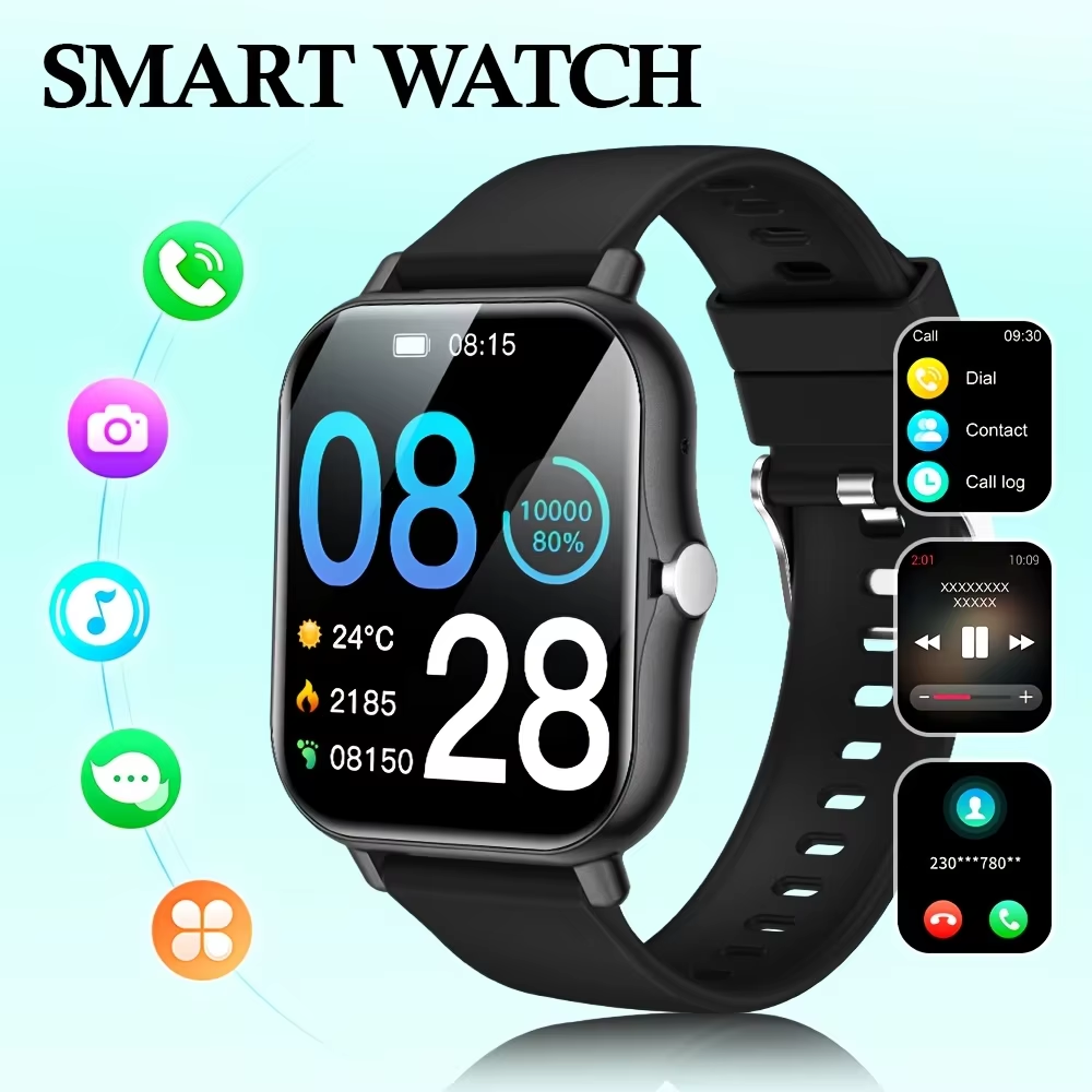 Smartwatch Latest Watches For Women - สมาร์ทวอทช์หน้าจอสัมผัสเต็มรูปแบบขนาด 1.83 นิ้ว ดีไซน์แฟชั่นรุ่นใหม่ล่าสุดสำหรับผู้ชายและผู้หญิง รองรับการโทรแบบไร้สาย