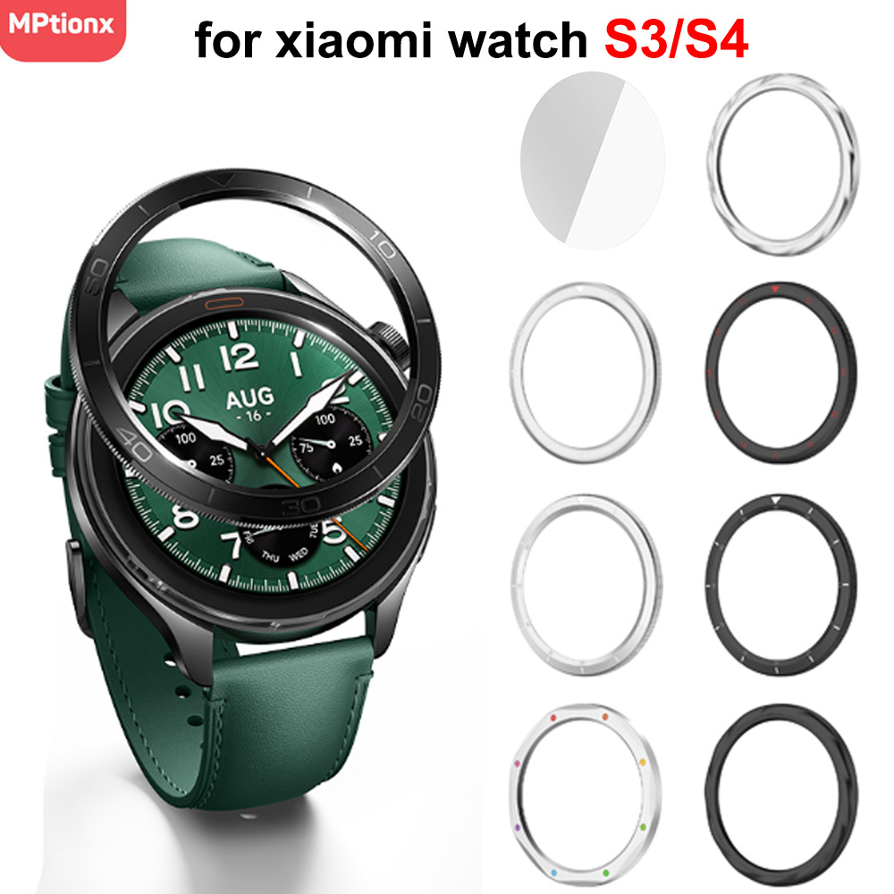 Watch Esim - แหวนฝาโลหะสําหรับ Xiaomi นาฬิกา S4/S3 เปลี่ยนนาฬิกาสําหรับ Xiaomi