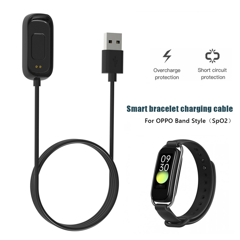 Smartwatch Oppo Watch - สร้อยข้อมือสมาร์ทสายชาร์จ USB สําหรับ OPPO Band Style