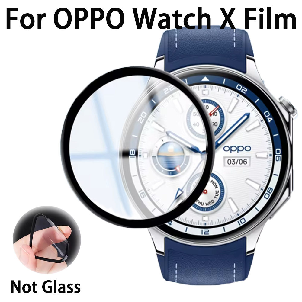 Smartwatch Oppo Watch - ตัวป้องกันหน้าจอสําหรับ OPPO Watch X ฟิล์มป้องกันรอยขีดข่วนฟิล์มครอบคลุมเต็มรูปแบบอุปกรณ์เสริม smartwatch
