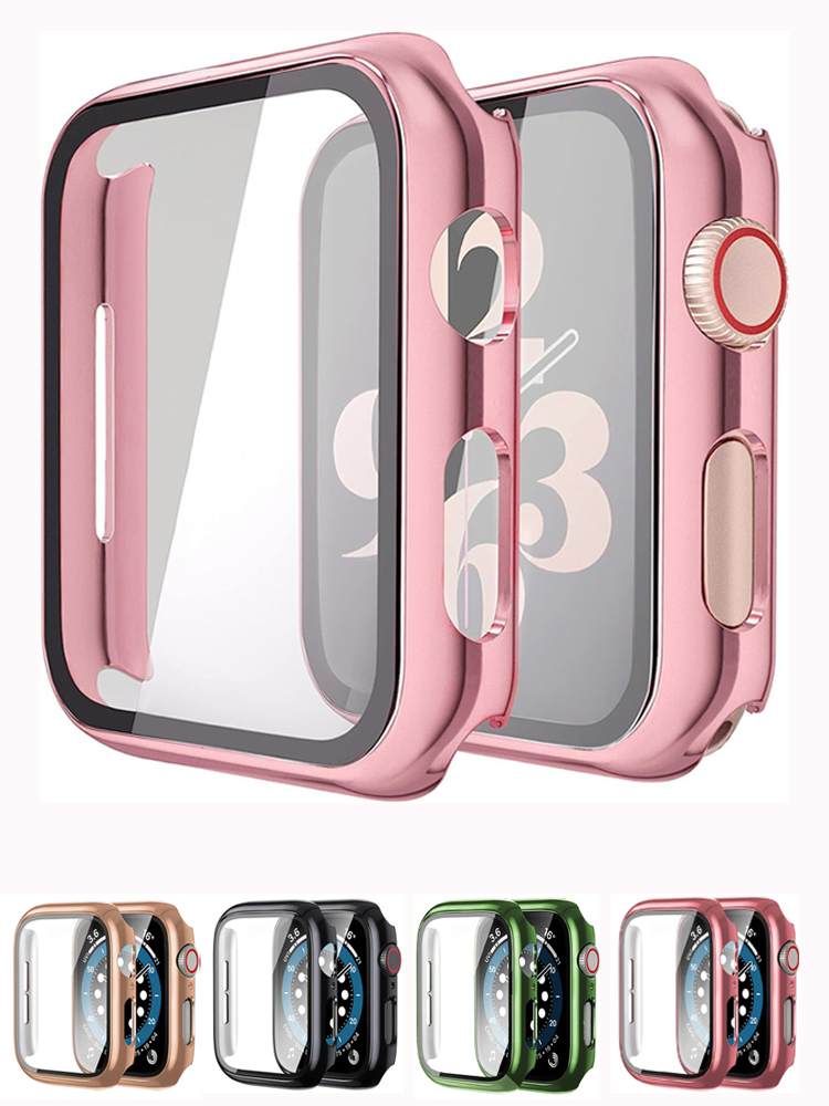 Watches Not Smartwatch - อุปกรณ์เสริมกระจก + เคสสำหรับ Apple Watch 44มม.