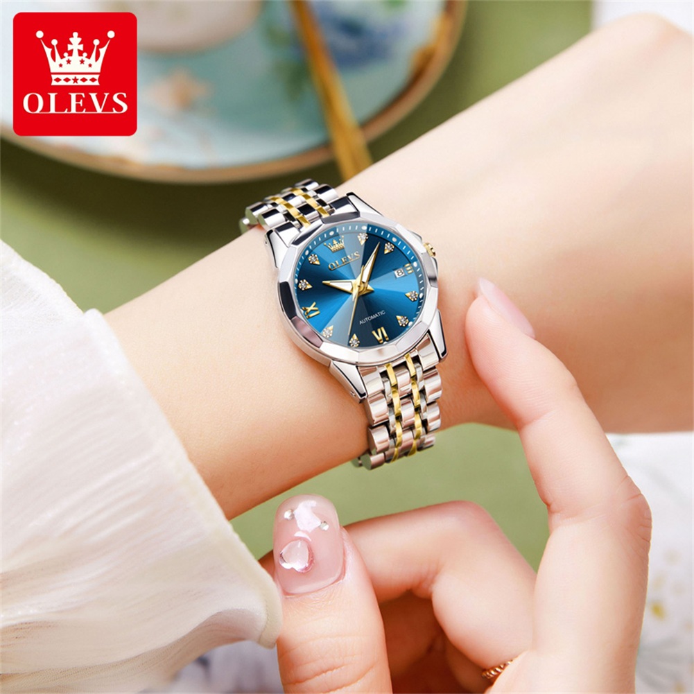 OLEVS 9982 นาฬิกาผู้หญิงประกาย - Anti-Magnetic Watch บทวิจารณ์และราคา