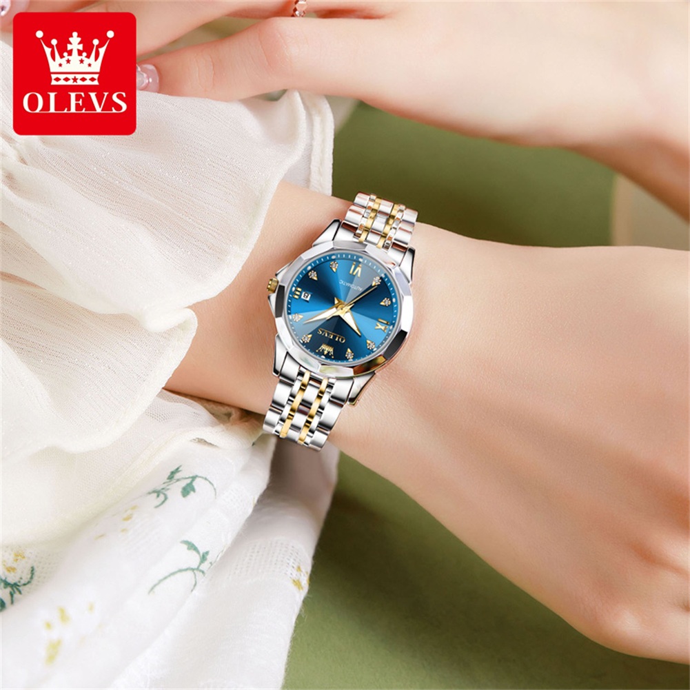 OLEVS 9982 นาฬิกาผู้หญิงประกาย - Anti-Magnetic Watch บทวิจารณ์และราคา