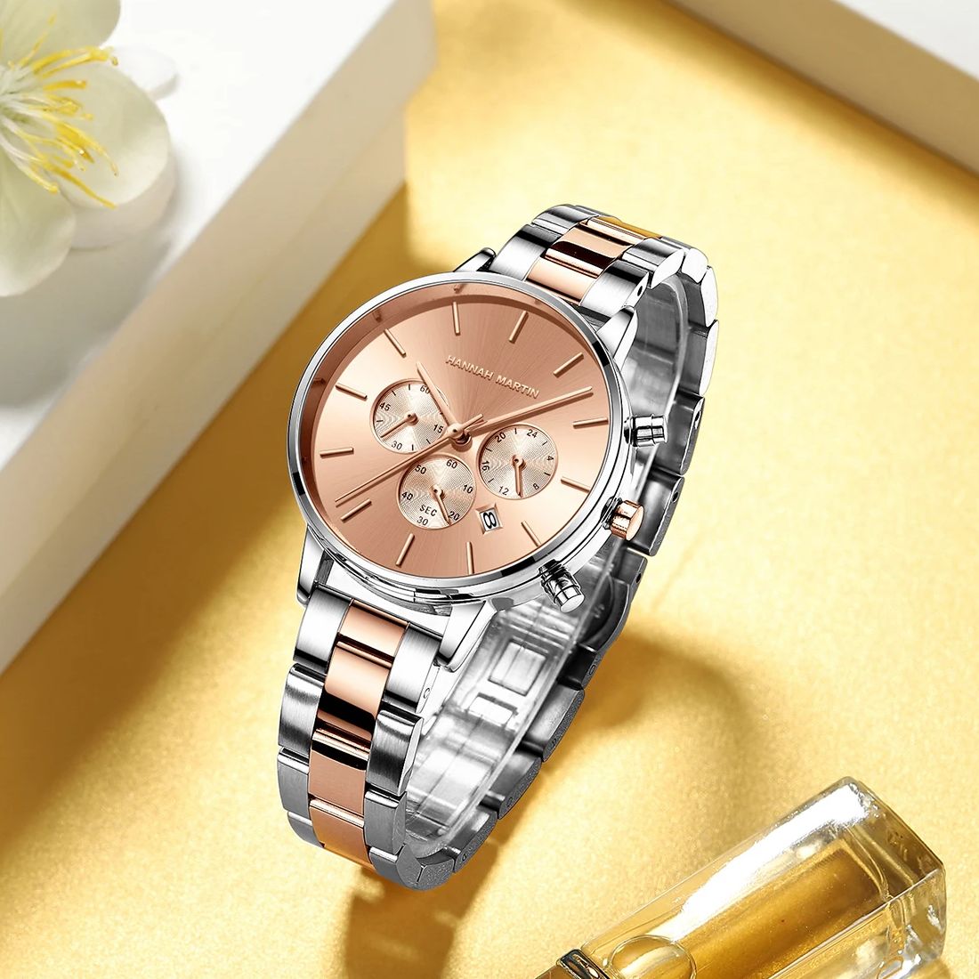 แฟชั่นผู้หญิงนาฬิกาสไตล์เรียบง - Anti-Magnetic Watch บทวิจารณ์และราคา