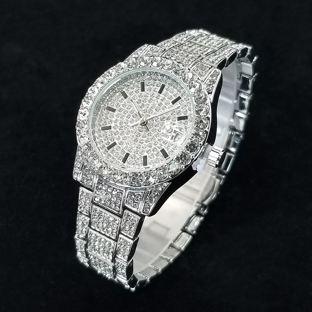 นาฬิกาเพชรหรูหรา แฟชั่นผู้หญิง - Anti-Magnetic Watch บทวิจารณ์และราคา
