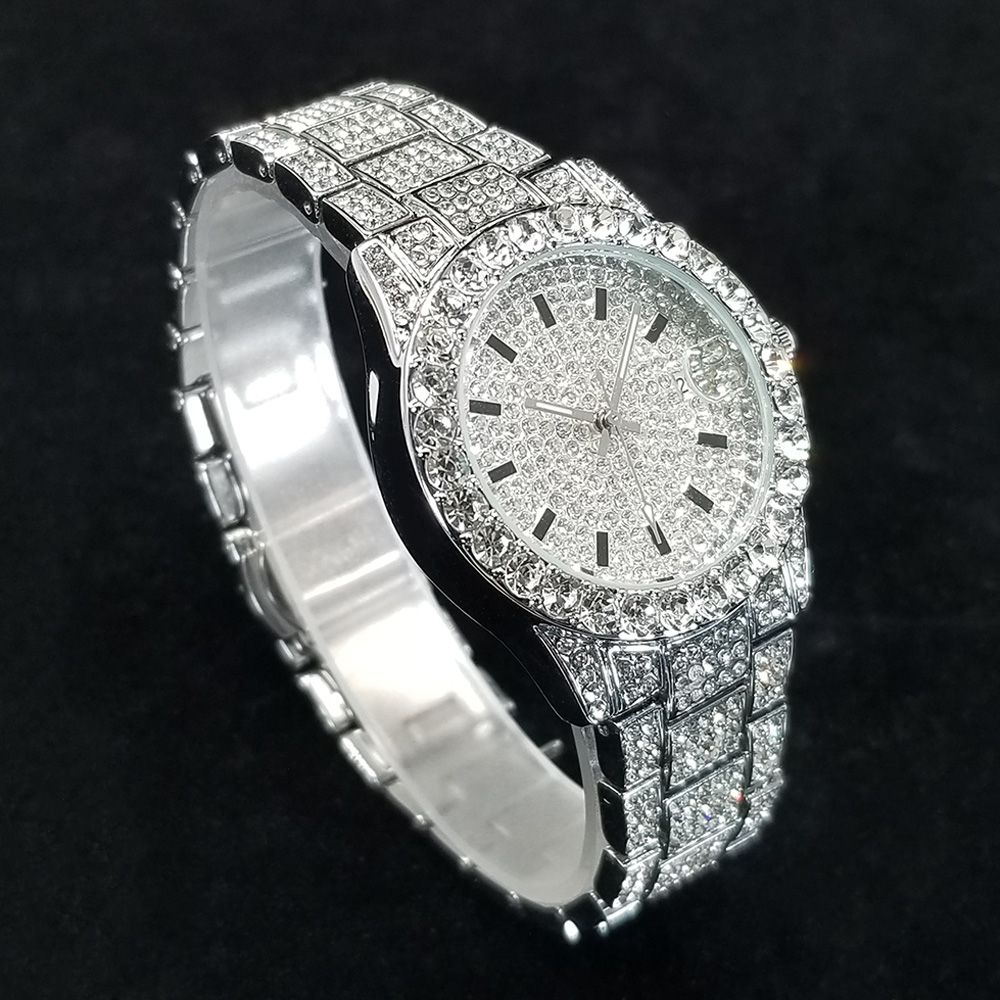 นาฬิกาเพชรหรูหรา แฟชั่นผู้หญิง - Anti-Magnetic Watch บทวิจารณ์และราคา