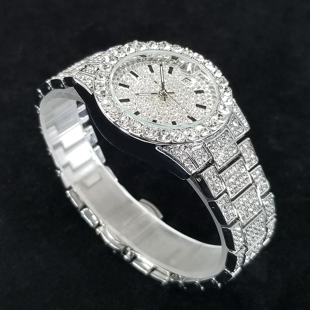 นาฬิกาเพชรหรูหรา แฟชั่นผู้หญิง - Anti-Magnetic Watch บทวิจารณ์และราคา