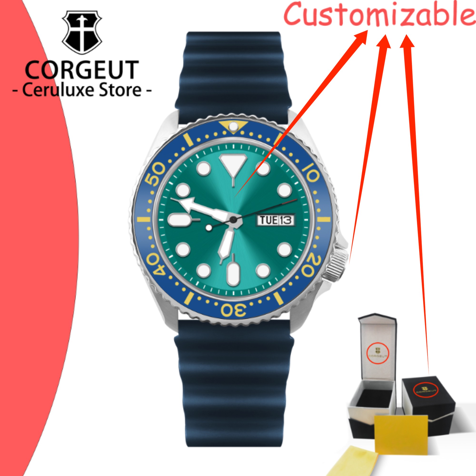 นาฬิกาดำน้ำวินเทจโลโก้แบบกำหนด - Vintage Digital Watch บทวิจารณ์และราคา