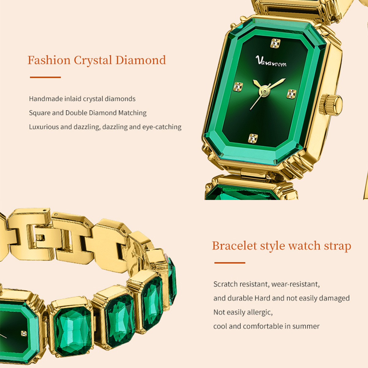 2025 ใหม่ผู้หญิงนาฬิกาหรูหราเพ - Anti-Magnetic Watch บทวิจารณ์และราคา