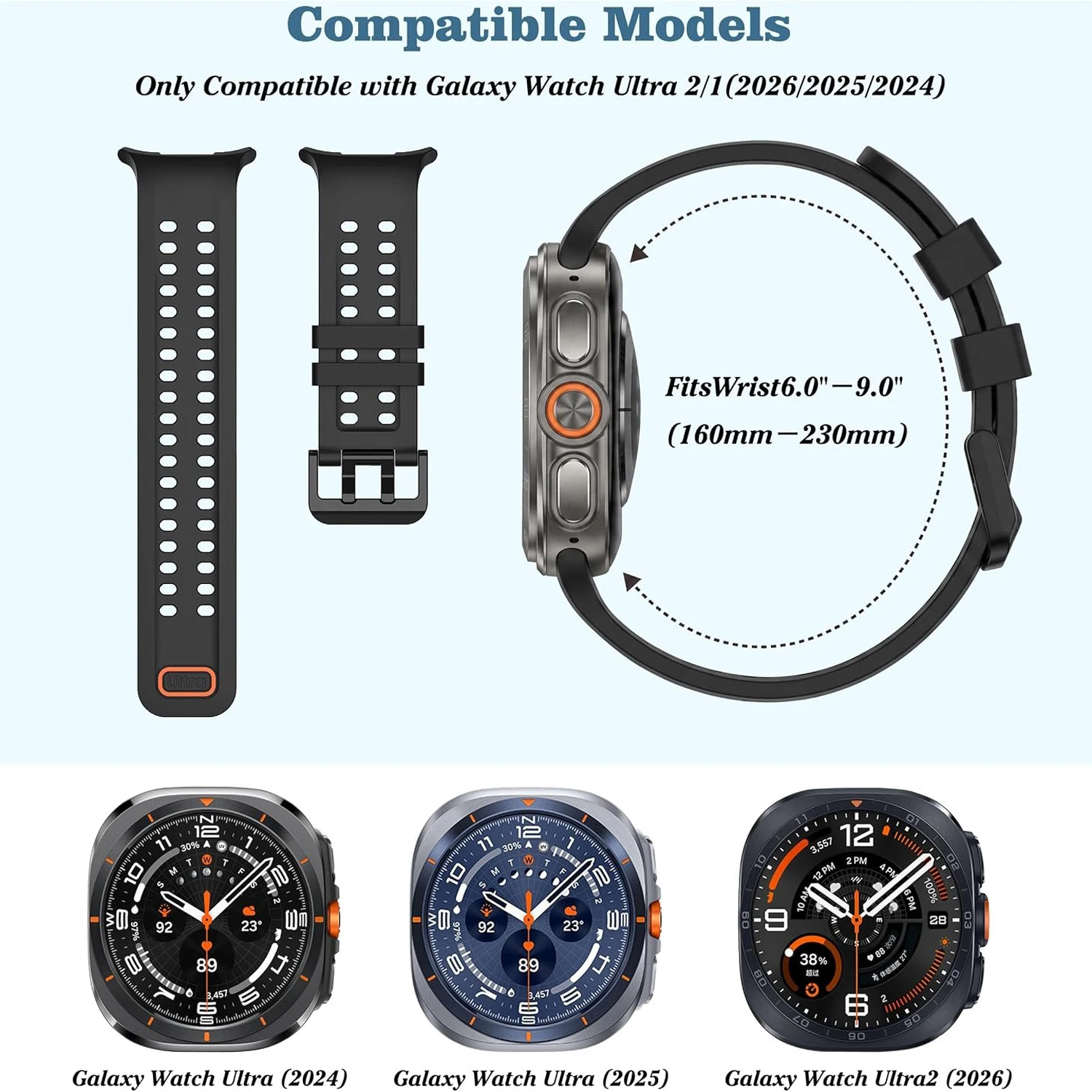 สายซิลิโคนสำหรับนาฬิกา Samsung - Tide Watch Surf บทวิจารณ์และราคา