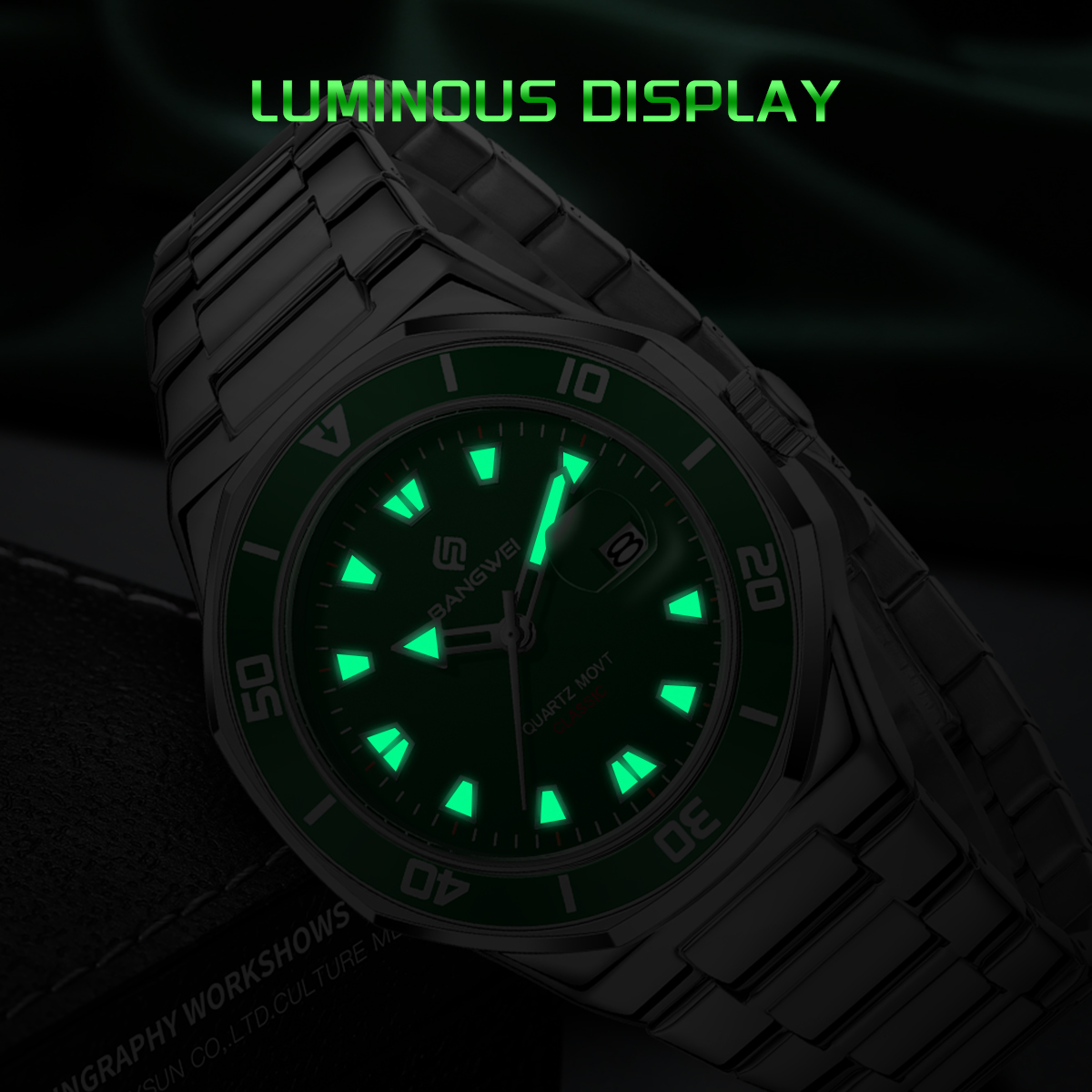 นาฬิกาข้อมือผู้ชาย BANGWEI หรู - Smartwatch Casual Watches For Men บทวิจารณ์และราคา