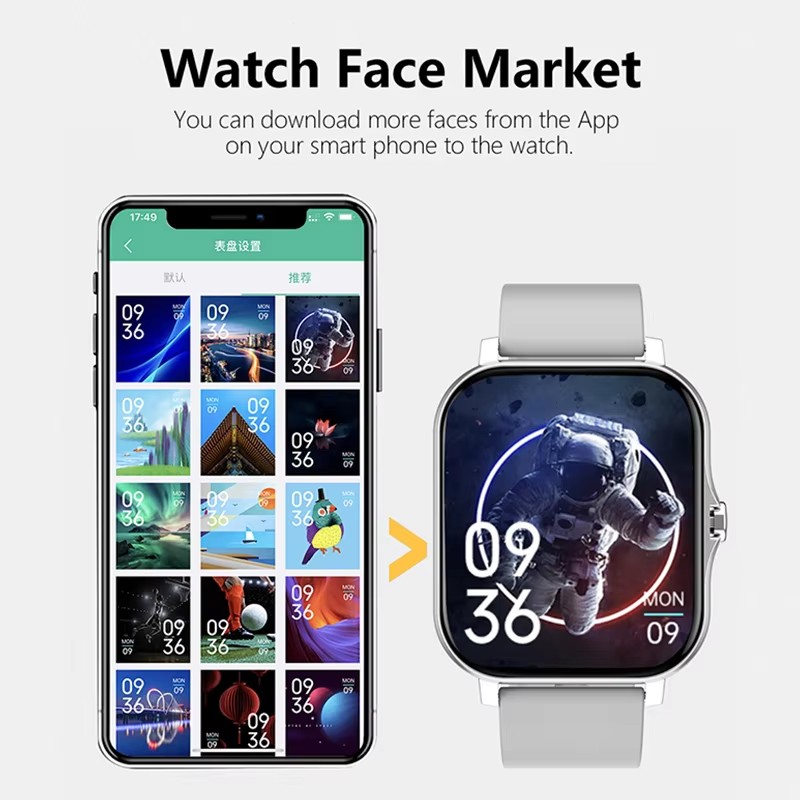 สมาร์ทวอทช์กีฬาหน้าจอสัมผัสเต็ - Smartwatch Latest Watches For Women บทวิจารณ์และราคา
