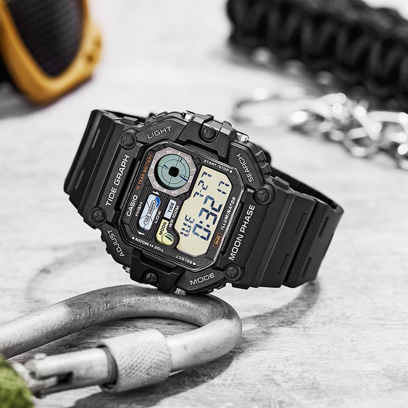 นาฬิกาดิจิตอล Casio WS-1700H ซ - Vintage Digital Watch บทวิจารณ์และราคา
