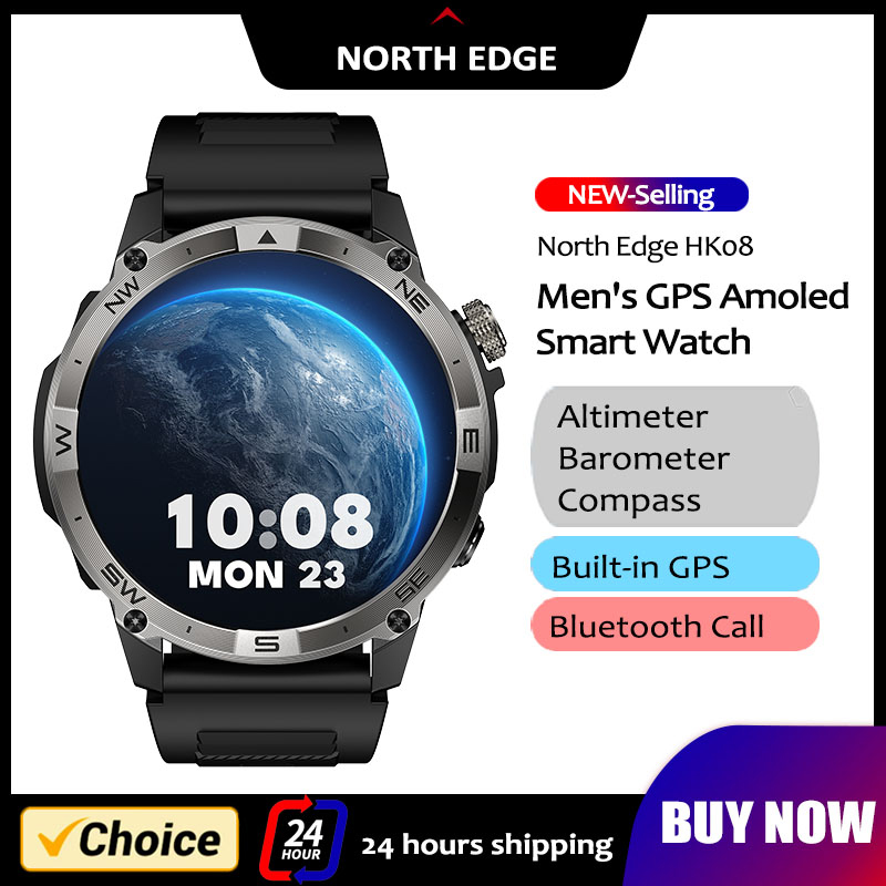 NORTH EDGE GPS กีฬาสมาร์ทนาฬิก - Altimeter Compass Watch บทวิจารณ์และราคา
