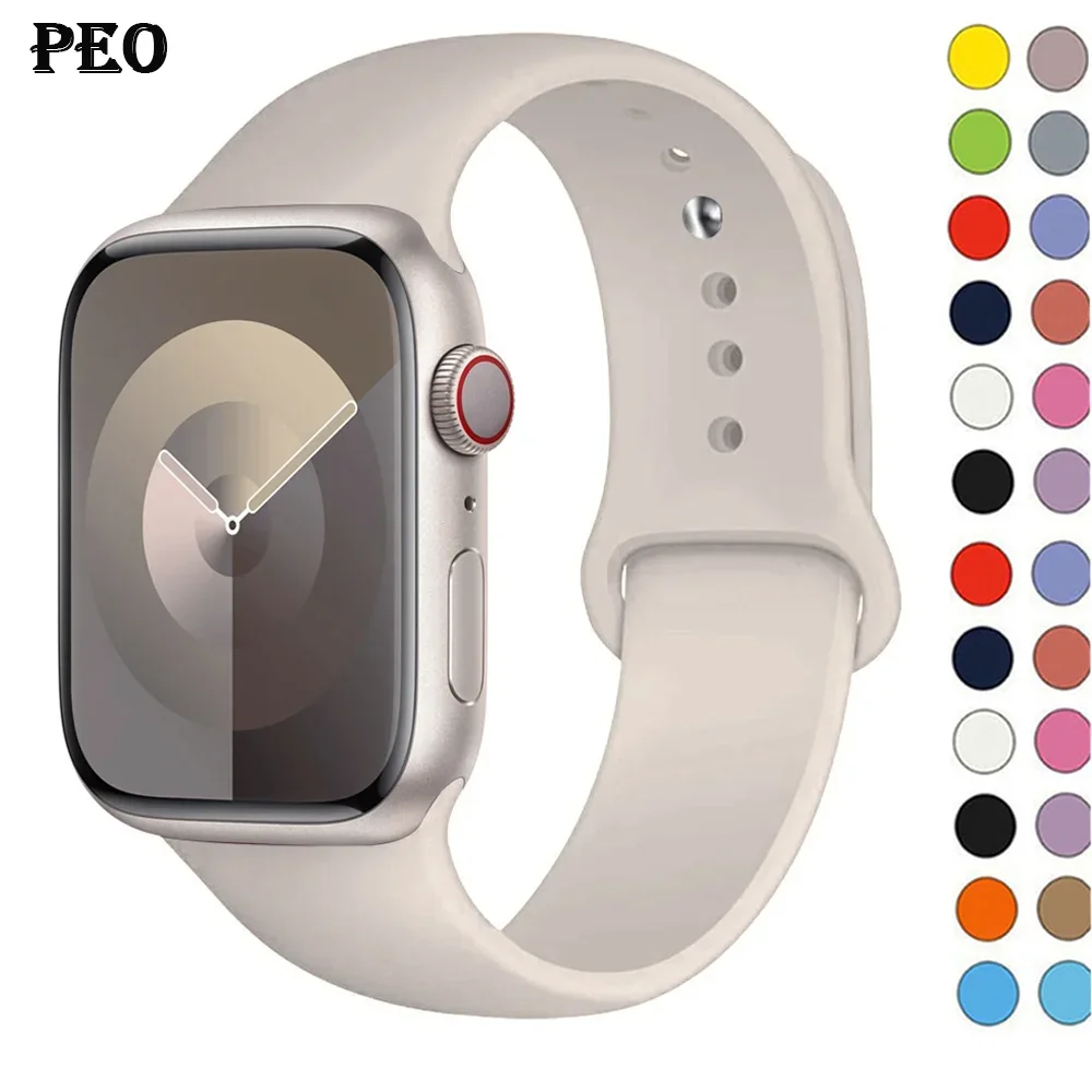 สายซิลิโคนสำหรับสายนาฬิกา Appl - Smartwatch Apple Watches For Women บทวิจารณ์และราคา