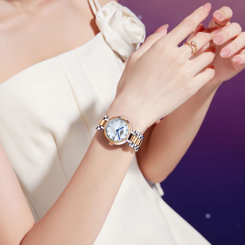 GUANQIN นาฬิกาผู้หญิงหรูหราสง่ - Anti-Magnetic Watch บทวิจารณ์และราคา
