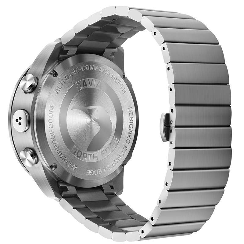 ผู้ชายดำน้ำกีฬานาฬิกาดิจิตอลบุ - Altimeter Compass Watch บทวิจารณ์และราคา