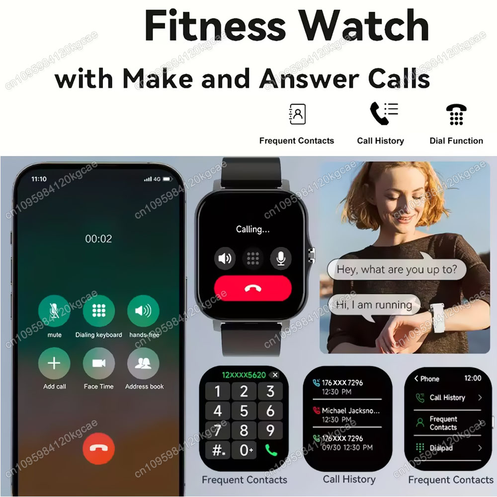 สมาร์ทวอทช์ออกกำลังกายหน้าจอสั - Smartwatch Latest Watches For Women บทวิจารณ์และราคา