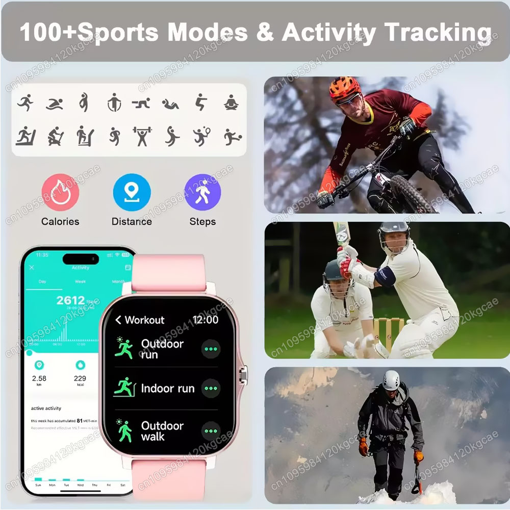สมาร์ทวอทช์ออกกำลังกายหน้าจอสั - Smartwatch Latest Watches For Women บทวิจารณ์และราคา
