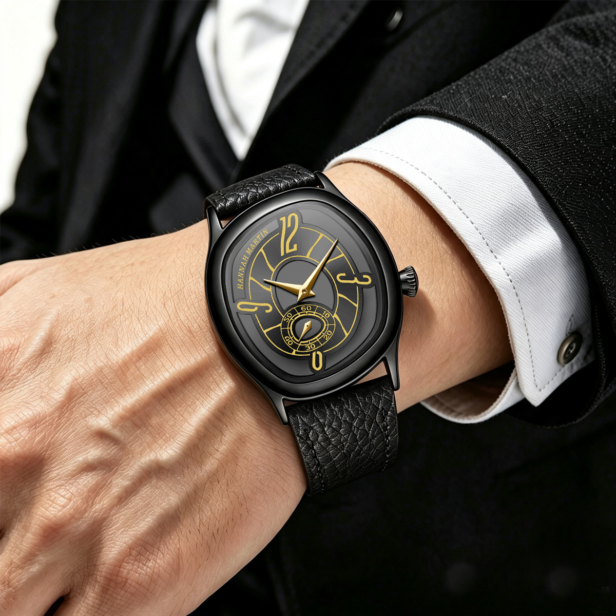 นาฬิกาข้อมือ HANNAH MARTIN แฟช - Anti-Magnetic Watch บทวิจารณ์และราคา
