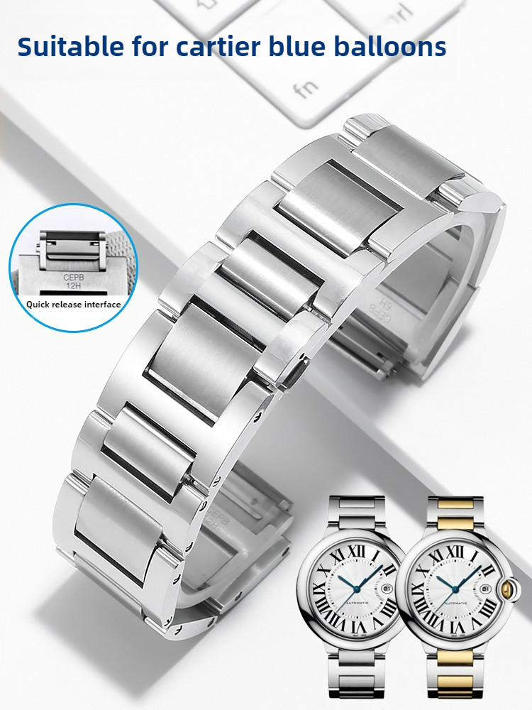 สายนาฬิกาสแตนเลสเหมาะสำหรับนาฬ - Cartier Watch Ballon Bleu บทวิจารณ์และราคา