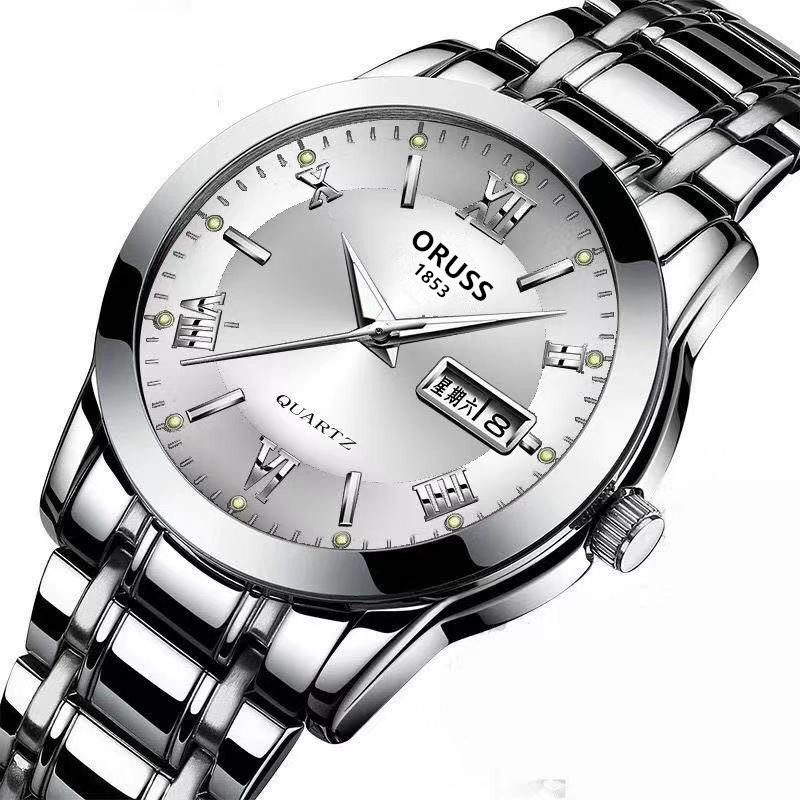 นาฬิกาควอตซ์ผู้ชาย สายเหล็กบาง - Watches Not Smartwatch บทวิจารณ์และราคา