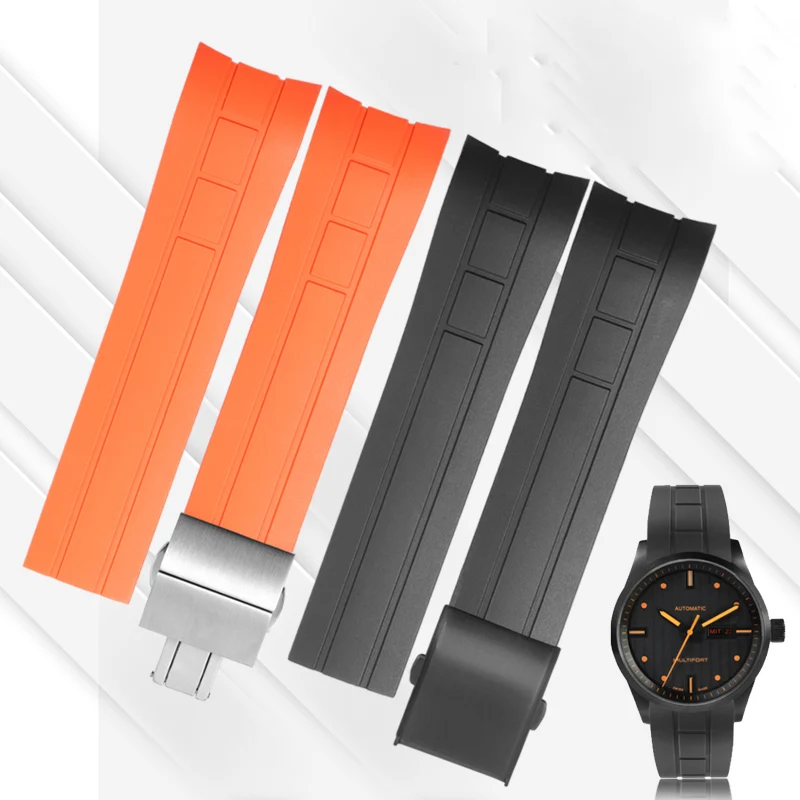 22 มม.23 มม.สายยางดำน้ำซิลิโคน - Tide Watch Surf บทวิจารณ์และราคา