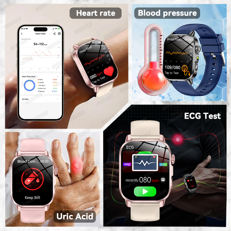 GUHUAVMI 2026 สมาร์ทวอทช์เพื่อ - Smartwatch New Watches 2025 บทวิจารณ์และราคา