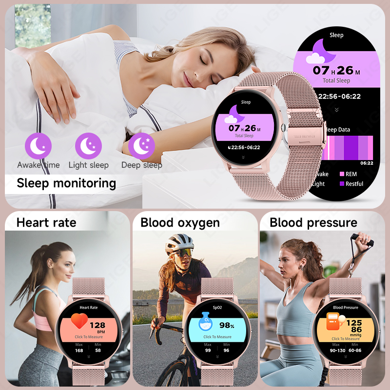 LIGE 2026 นาฬิกาสปอร์ตฟิตเนส ผ - Smartwatch Latest Watches For Women บทวิจารณ์และราคา