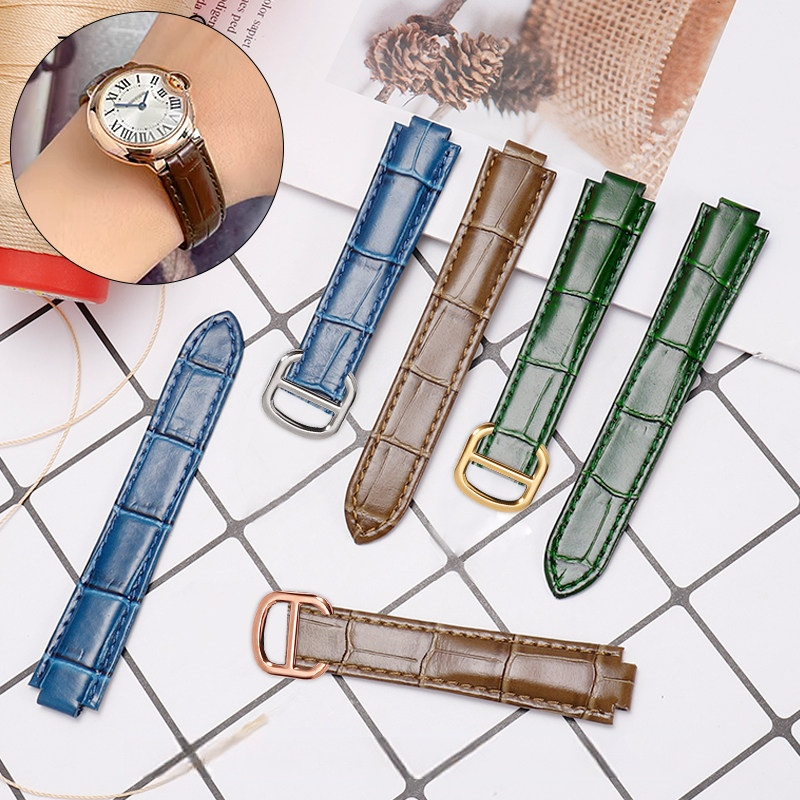 สายนาฬิกาหนังลูกวัวนุ่มระดับพร - Cartier Watch Ballon Bleu บทวิจารณ์และราคา