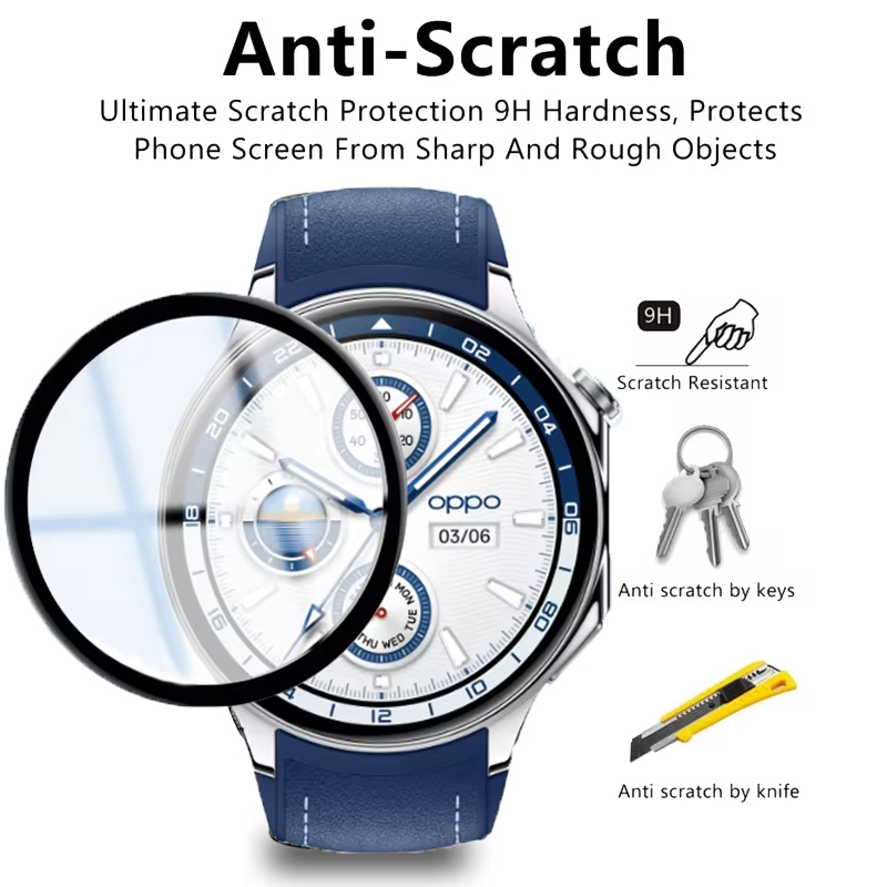 ตัวป้องกันหน้าจอสําหรับ OPPO W - Smartwatch Oppo Watch บทวิจารณ์และราคา