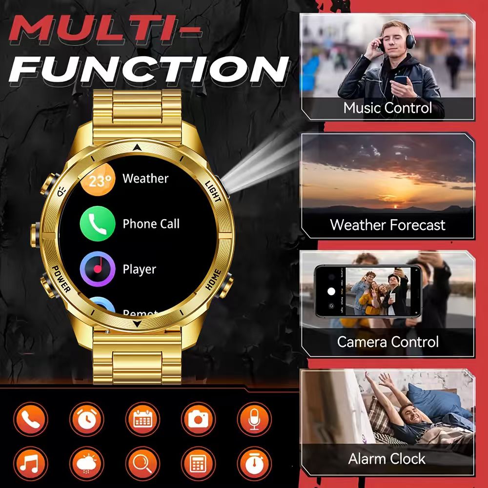 นาฬิกาสมาร์ทวอทช์กีฬากลางแจ้งร - Smartwatch New Watches 2025 บทวิจารณ์และราคา