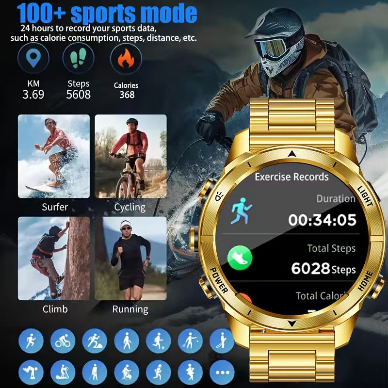 นาฬิกาสมาร์ทวอทช์กีฬากลางแจ้งร - Smartwatch New Watches 2025 บทวิจารณ์และราคา