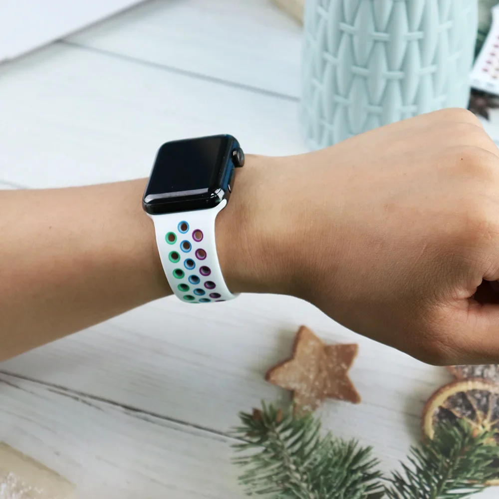 สายรัดข้อมือซิลิโคนสำหรับสายคา - Smartwatch Apple Watches For Women บทวิจารณ์และราคา