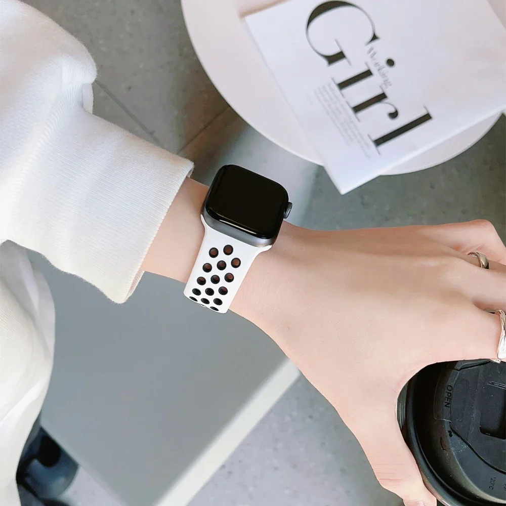 สายรัดข้อมือซิลิโคนสำหรับสายคา - Smartwatch Apple Watches For Women บทวิจารณ์และราคา