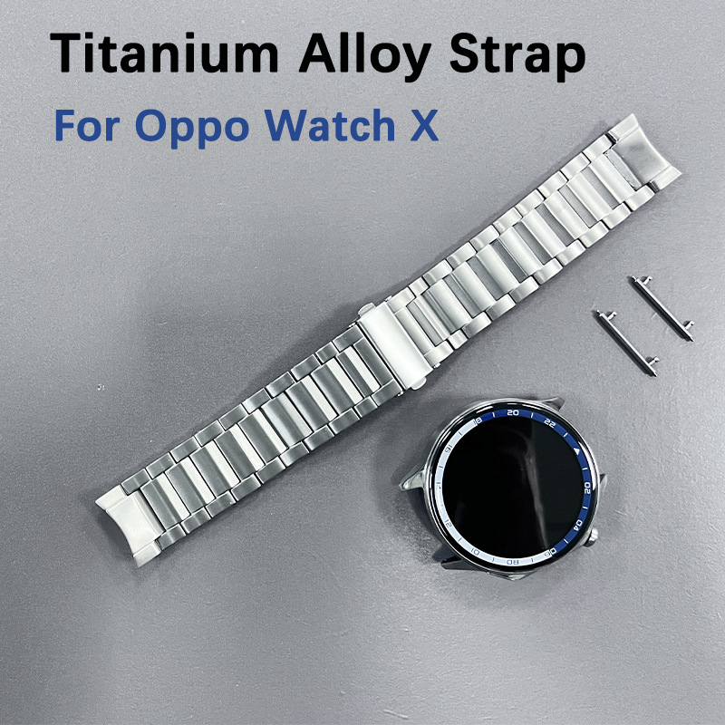 สายนาฬิกาโลหะผสมไทเทเนียมแบบไม - Smartwatch Oppo Watch บทวิจารณ์และราคา