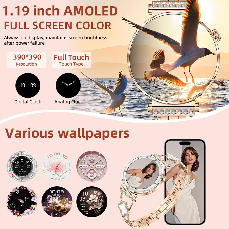 นาฬิกาสมาร์ทวอทช์หรูหราสำหรับผ - Smartwatch Latest Watches For Women บทวิจารณ์และราคา