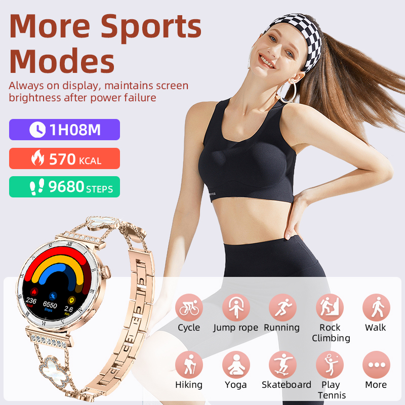 นาฬิกาสมาร์ทวอทช์หรูหราสำหรับผ - Smartwatch Latest Watches For Women บทวิจารณ์และราคา