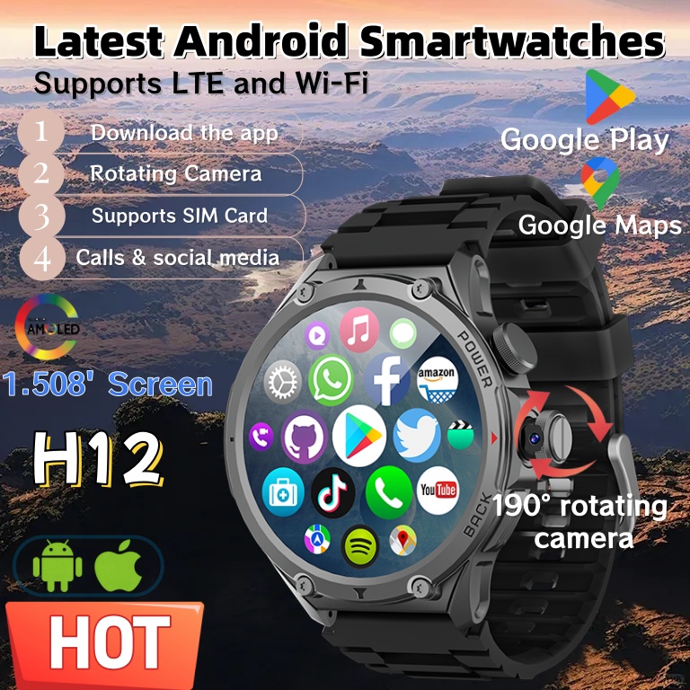สมาร์ทวอทช์รุ่นล่าสุด H12 รองร - Watch Esim บทวิจารณ์และราคา