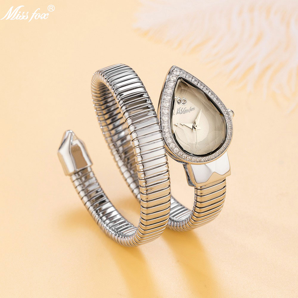นาฬิกา MISSFOX รูปทรงงู ประดับ - Anti-Magnetic Watch บทวิจารณ์และราคา