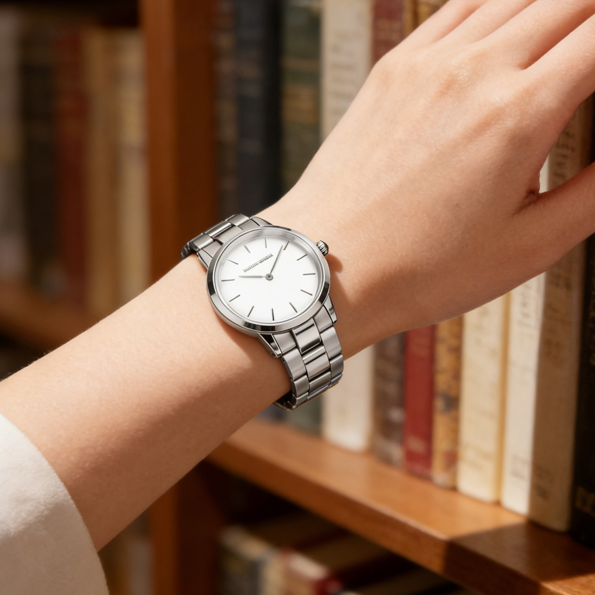 นาฬิกาผู้หญิงโรสโกลด์สแตนเลสสต - Anti-Magnetic Watch บทวิจารณ์และราคา