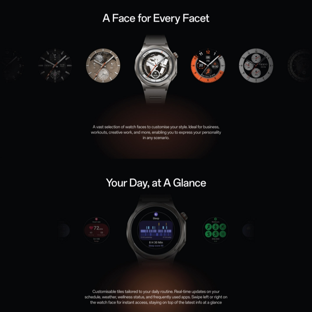 สมาร์ทวอทช์ OPPO Watch X3 รุ่น - Smartwatch Oppo Watch บทวิจารณ์และราคา