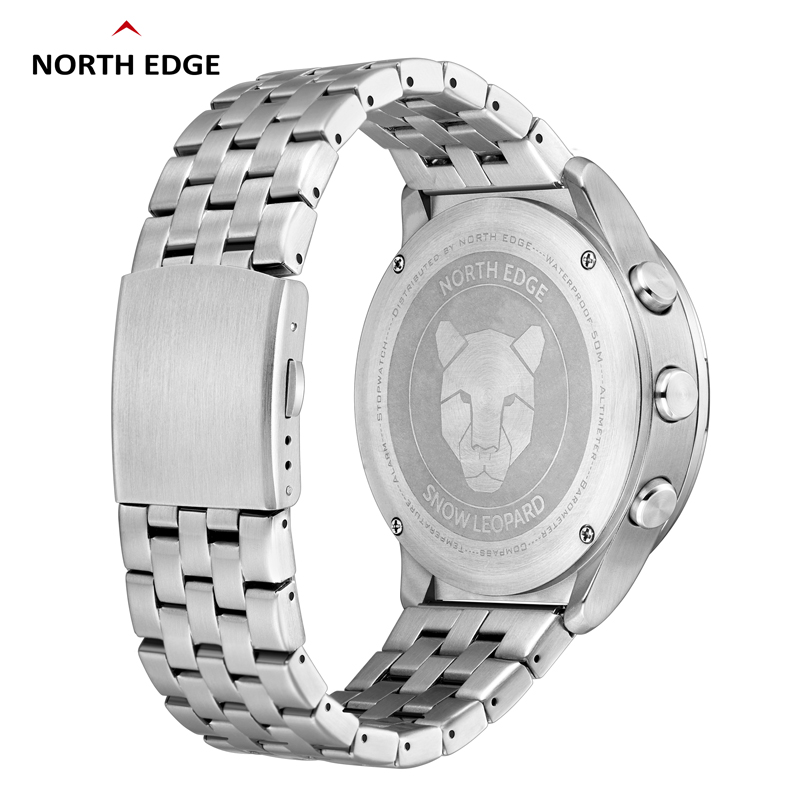 NORTH EDGE ผู้ชายกีฬานาฬิกาดิจ - Altimeter Compass Watch บทวิจารณ์และราคา